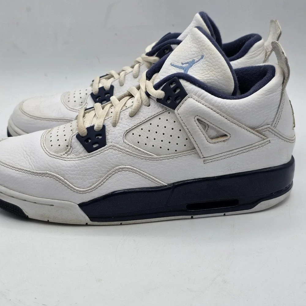 Jordan Air Jordan 4 Retro‎ Shoes Youth Size 6.5Y Legend Blue Leather Retro Vtg